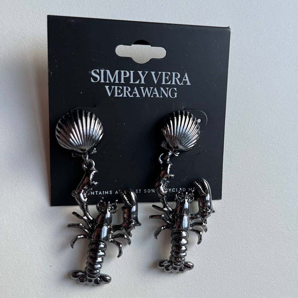 Simply Vera Vera Wang Silver Lobster Earrings